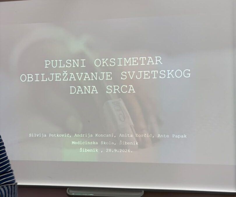Obilježavanje Svjetskog dana srca u Medicinskoj školi